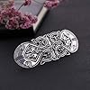 KKJOY Vintage Metall Haarspange Silber, Keltische Knoten Haarklammer Groß, Raben Haarnadeln, Gothic Haarspangen Damen, Braut Haarschmuck Hochzeit, Bananenspange für Frauen und Mädchen #5