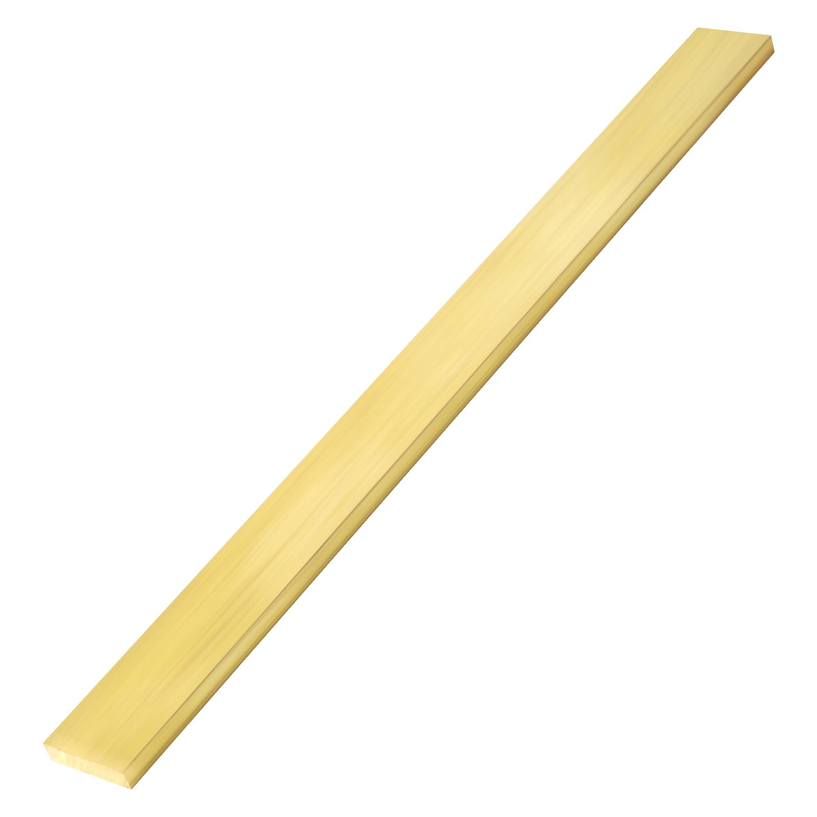 1/4" x 1" Brass Flat Bar Blank 12" Long Solid Brass Thin Plate C360 Flat Mill Stock (1/4x1x12 inch, 1)