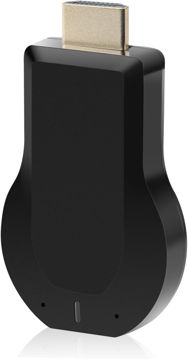 HDMI Wireless Display Dongle Adapter - WiFi 4K&1080P Portable Transmitter, Streaming Media Video/Audio/File from Smartphone, Laptop to HDTV/Monitor/Projector Support Windows