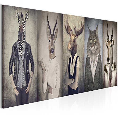 murando - Wandbilder XXL Arbeitstiere 120x40 cm 1 tlg - Wand Deko Vlies Leinwand Bilder Groß Wanddeko Wohnzimmer Schlafzimmer Kunstdrucke Panoramabild - Hirsch Katze Landschaft Natur Tier murando - Wandbilder XXL Arbeitstiere 120x40 cm 1 tlg - Wand Deko Vlies Leinwand Bilder Groß Wanddeko Wohnzimmer Schlafzimmer Kunstdrucke Panoramabild - Hirsch Katze Landschaft Natur Tier