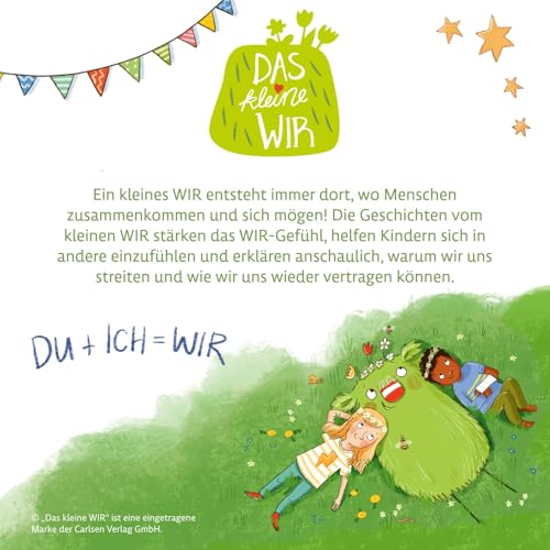 Bauer Spielwaren "Das kleine WIR Offizielles Kuscheltier aus der Kinderbuchreihe mit kuscheligem grünen Fell, Stofftier 20 cm, grün (12266) – Ansicht 7