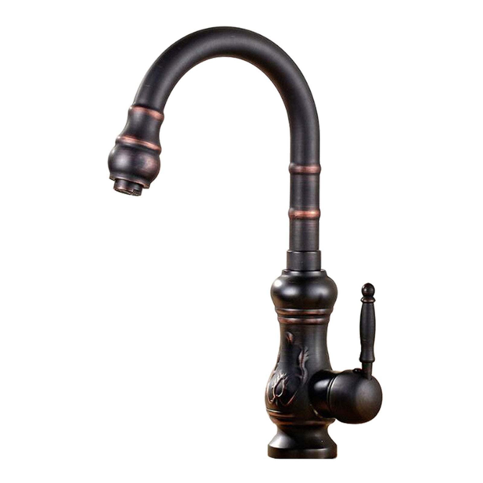 Robinet de cuisine mitigeur rétro eau chaude et froide pour lavabo