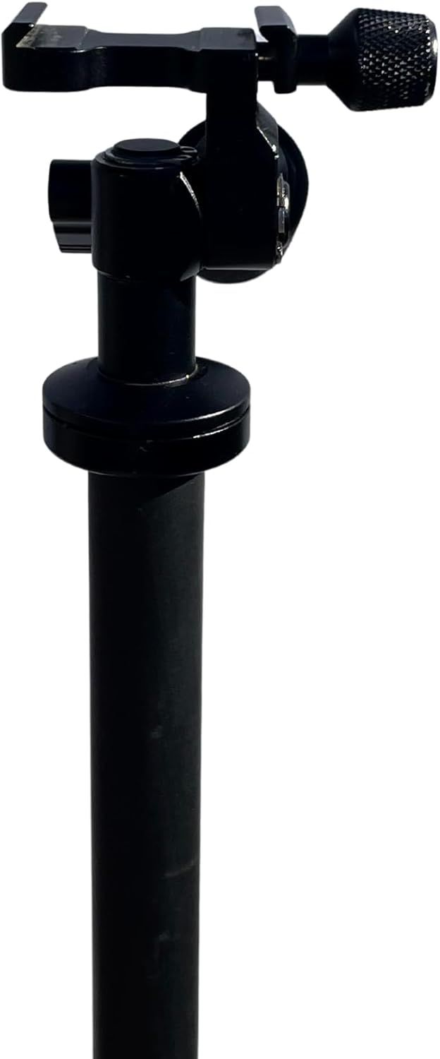 Tricer Pan Head LP – Ultra Lightweight Carbon Fiber Tripod Head, Arca-Swiss Compatible, 4.5oz Compact Design, Rubber Over-Molded Handle, Fits Standard Tripods (3/8-16 Threads)