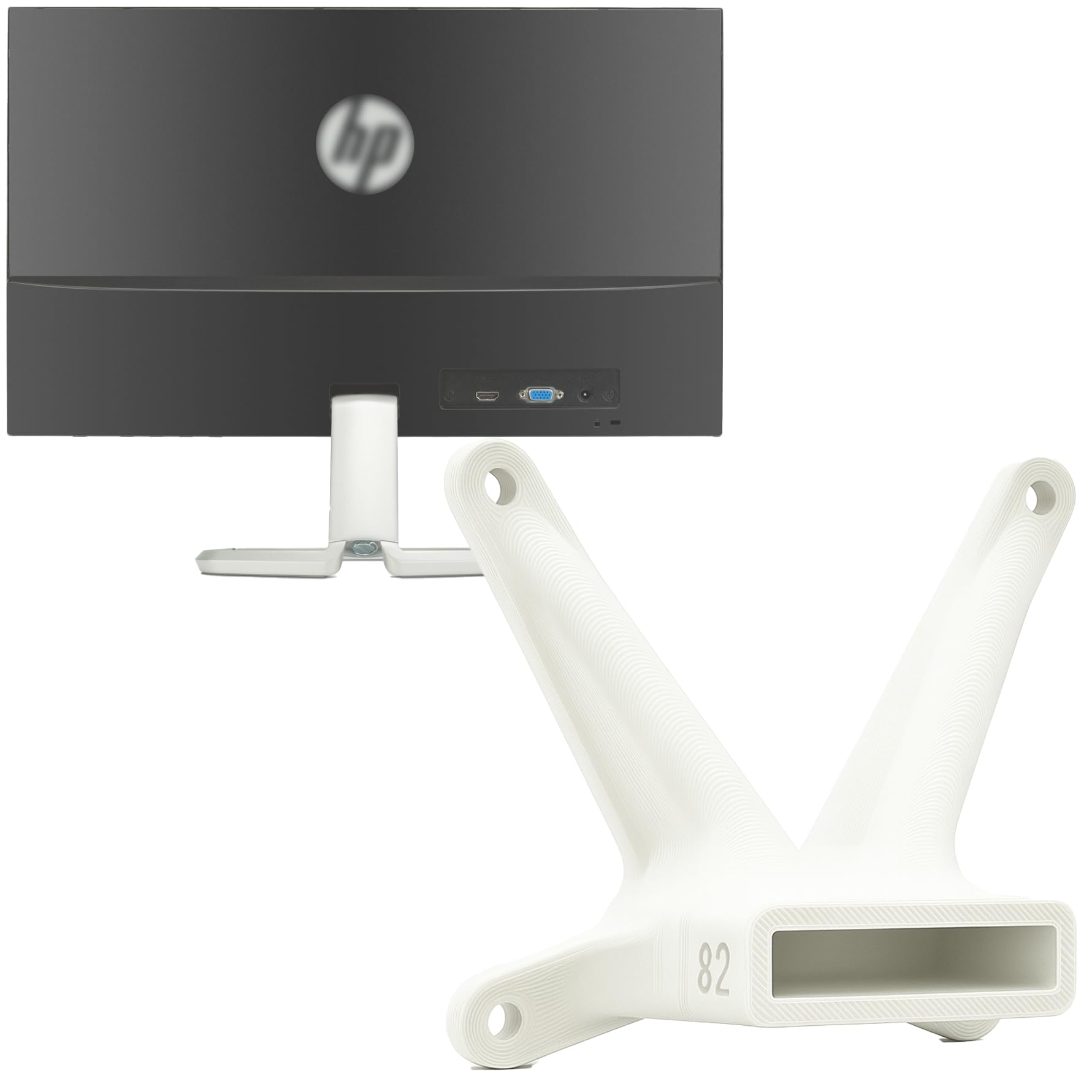 Monitor VESA Adapter Arm/Mount Compatible with HP Pavilion 22F 22ER 22ES 22EB 22EA - 23ER 23F 23ES 23EB 23EA - 24F 24ER 24ES 24EB 24EA - 25F 25ER 25ES 25EB 25EA
