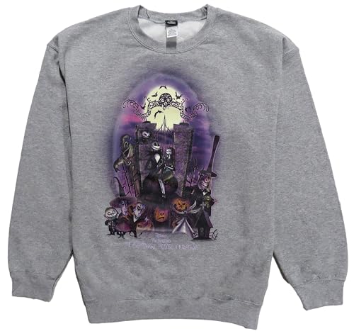 Disney Nightmare Before Christmas Graphic Pullover, Grau meliert, M