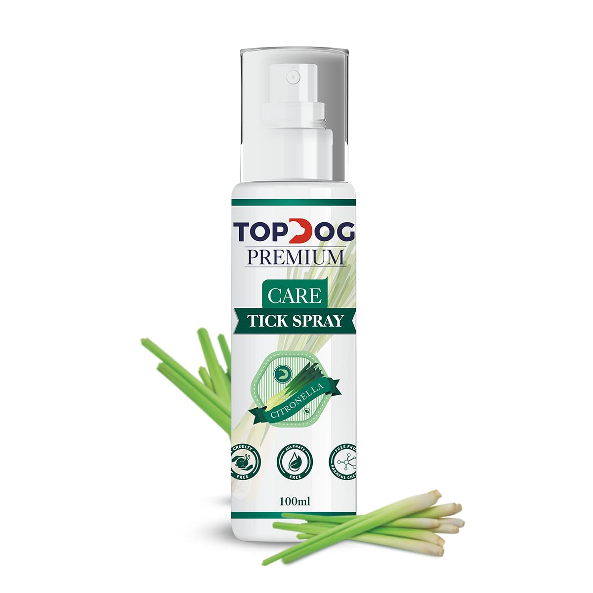TOPDOG PREMIUM Tick Spray for Dogs and Cats - Citronella Based, Contains IR3535, 100 ML ; Labrador, Golden Retriever, Boxer, Husky, Beagle, German Shephard, Bulldog, Pomeranian, Indian, for all breeds (B096FLJQ8N) Amazon Price History, Amazon Price Tracker