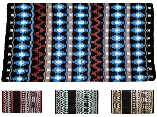 Tahoe Tack 34\" x 38\" Livia New Zealand Wool Western Show Saddle Blanket Pad