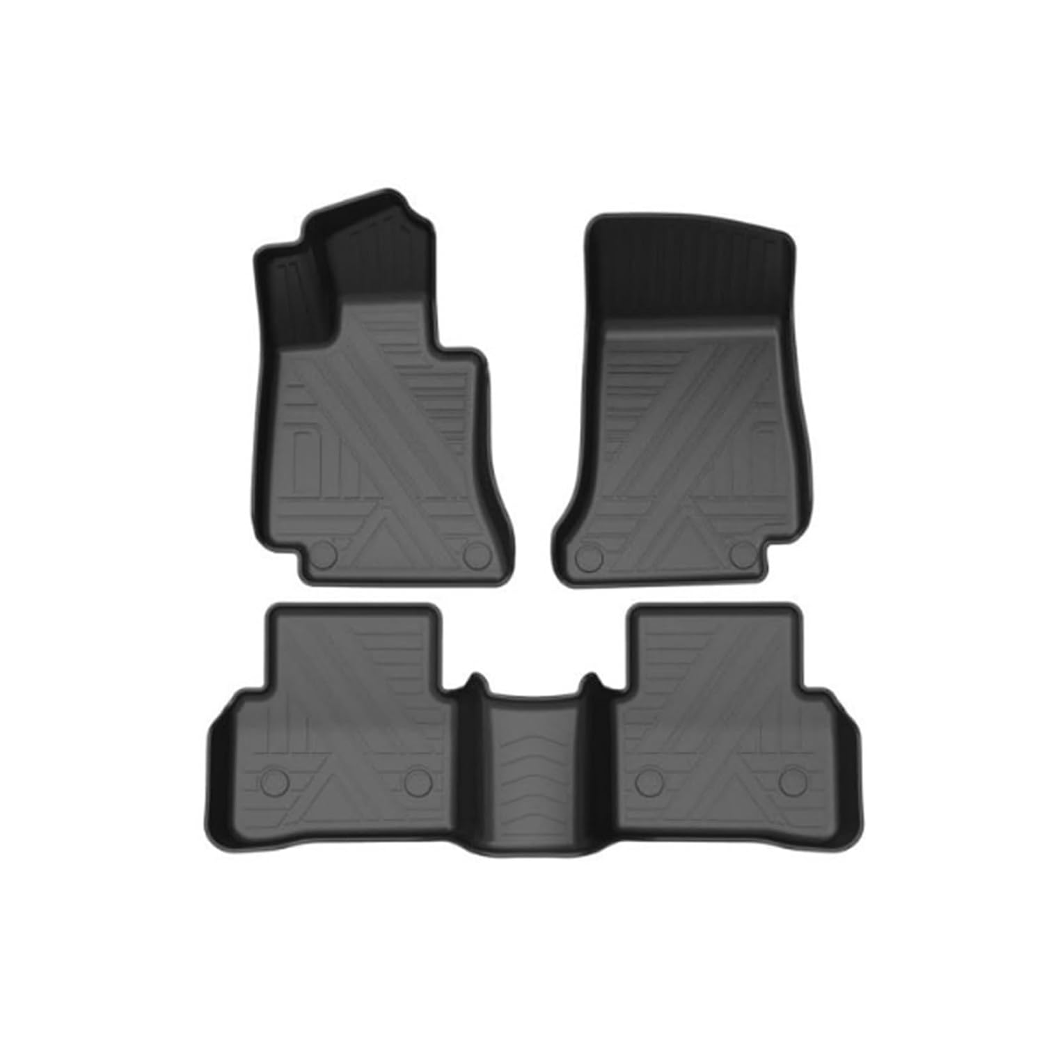 GediZ TPE Car Floor Mat All Weather The Left Driving Pad Compatible with Mercedes C-Class 2014-2021