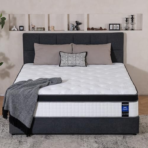 NiSleep Queen 12" Gel Memory Foam Hybrid Mattress