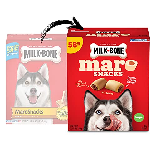 Milk-Bone Maro-Snacks Dog Treats, Beef, 58 Ounce (Pack Of 3) Packaging May Vary #TOP1