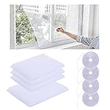 【Fliegengitter Verhinderung von Mücken】Lästig, wenn dann Mücke, Wespe und Co einfallen und die Nachtruhe empfindlich stören! Mit dem moskitonetz fenster hat ein feines netz und kann effektiv Mücken verhindern und andere unerwünschte Insekten, die durch das Fenster in den Raum gelangen, schützen Sie unsere Gesundheit.