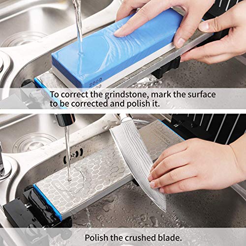 | Dmd Double-Sided Diamond Sharpening Stone | Delux Diamond Whetstone | Professional Bench Stone | Knife Chisel Honing Stone| 10 Inch | (150/400#) | Durable Quality And Exquisite Design #TOP6