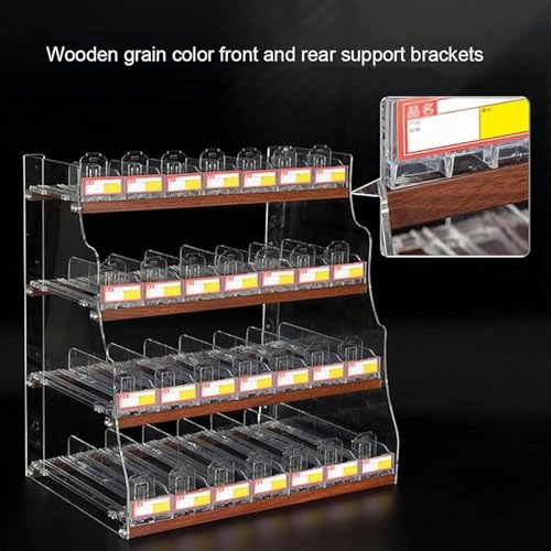2-5 Tier Cigarettes Display Rack, Wall Mounted Trapezoid Cigarettes ...