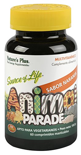 Nature´s Plus Animal Parade Multivitamínico Naranja - 60 Comprimidos