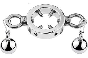 Metal Cockring For Men CBT Spikes Adult Rings Toys, Pleasure Training Devices Scrotum Stretcher