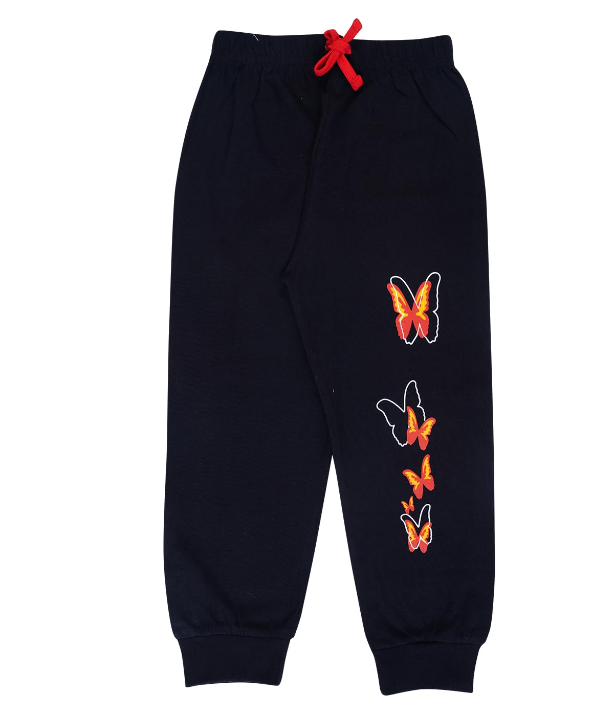 T2F Dziewczęce prążkowane spodnie joggery, 5 sztuk