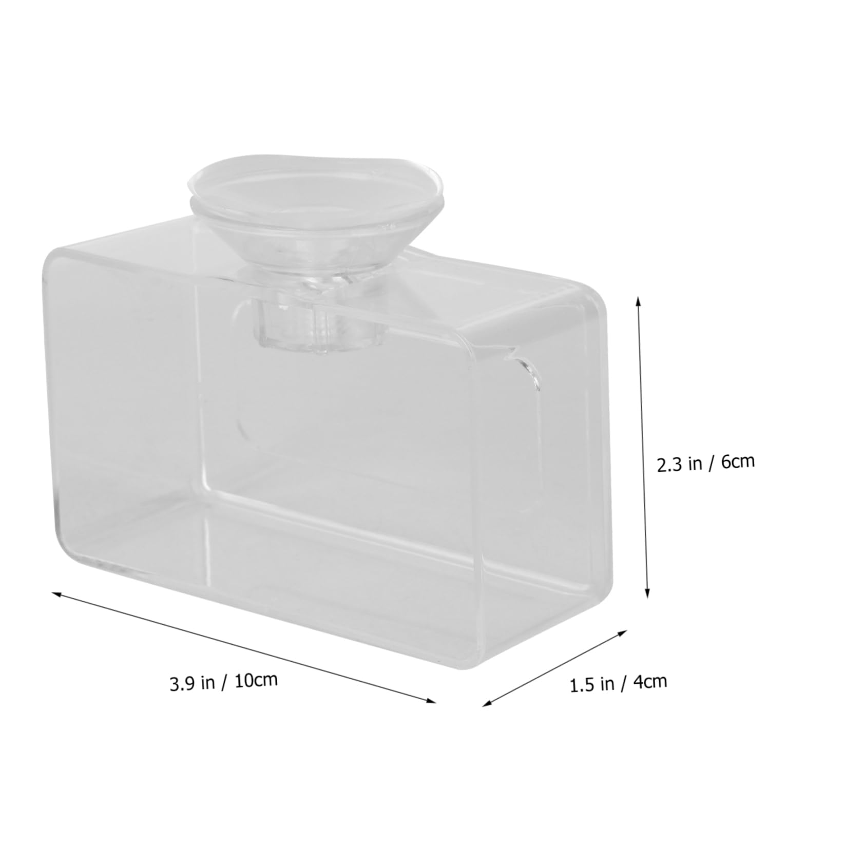 Yardwe Fish Tank Feeding Circle Fish Food Feeding Tool for Aquarium Acrylic Feeder Float Ring Safe Material s Size