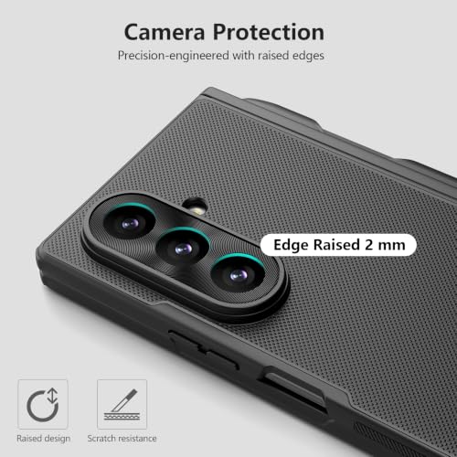 Nillkin for Samsung Galaxy Z Fold 8 Ultra Magnetic Case with S Pen Holder, [Compatible with MagSafe][Hinge Protection] Frosted Matte Texture Slim Fit Phone Case for Galaxy Z Fold 8 Ultra Black by Nillkin - Used condition - Image 2