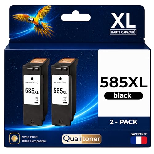 Cartouches Canon PG585XL Noir Qualitoner pour imprimer plus sans changer de consommable