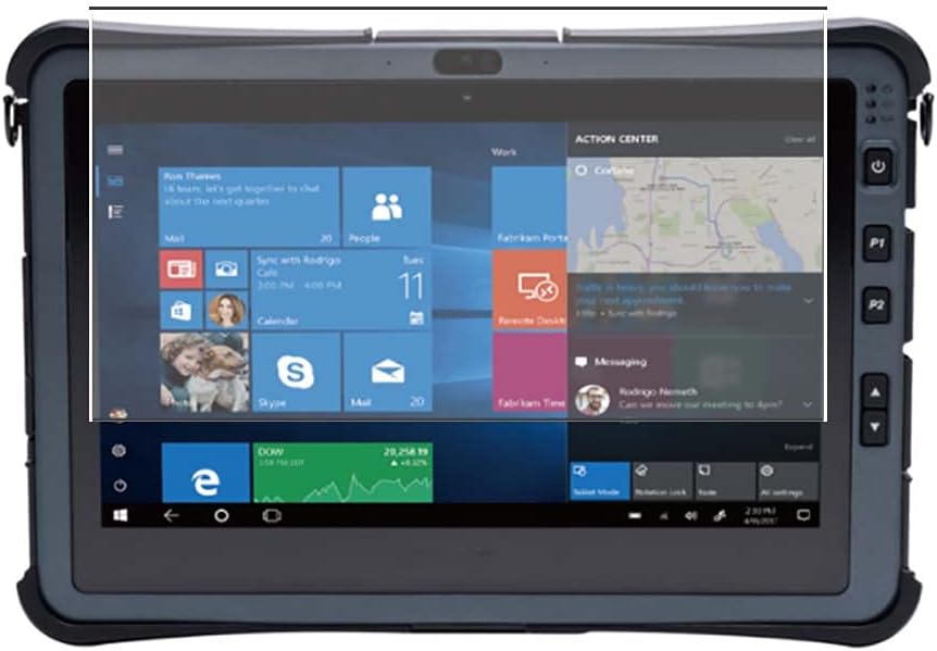 Tempered Glass Screen Protector Film, compatible with Durabook U11I Tablet 11.6" （Active Area Cover Only） Protective Protectors Guard new version