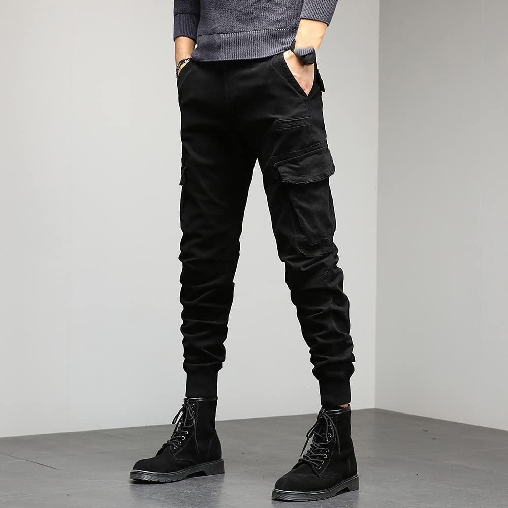 AAPAH Single Road Mens Cargo Pants Men Techwear Tactical Military Joggers Male Trousers Streetwear for Plus Size