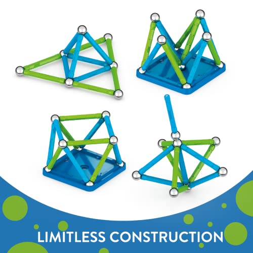 Geomag Classic - 25 Pezzi - Costruzioni Magnitiche per Bambini - Linea Green - 100% Plastica Riciclata - Immagine 2