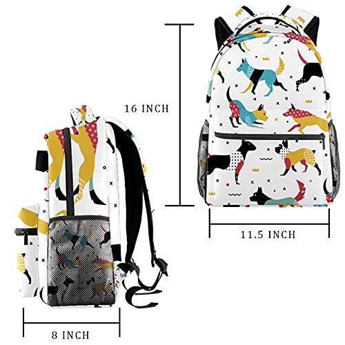 Sac à dos pour ordinateur portable dessiné à la main style unique