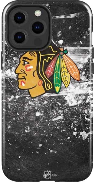 Skinit Impact Phone Case Compatible with iPhone 14 Pro Max - Officially Licensed NHL Chicago Blackhawks Jersey Design