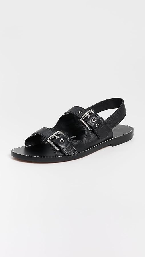 (取寄) メイドウェル レディース インディー ダブル バックル サンダル Madewell women Indie Double Buckle Sandals Ivory Amazon.com | Madewell Women's Indie Double Buckle Sandals, True