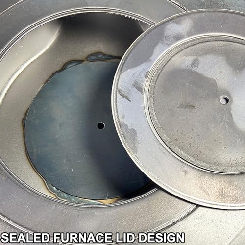 Stufa a legna in ghisa per riscaldamento domestico e cucina - stufa a legna portatile per interni e campeggio