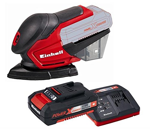 KIT LIJADORA MULTI TE-OS 18 Li EINHELL, con BATERÍA 2 AH Y CARGADOR