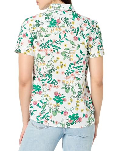 Image of Nautica Women's Button Front Short Sleeve Camp Shirt