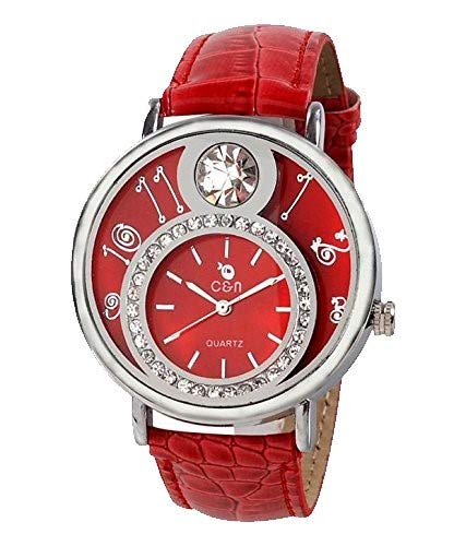C.N. Analog Mens Watch (Red Dial Red Colored Strap) (B00SWDZXKO) Amazon Price History, Amazon Price Tracker