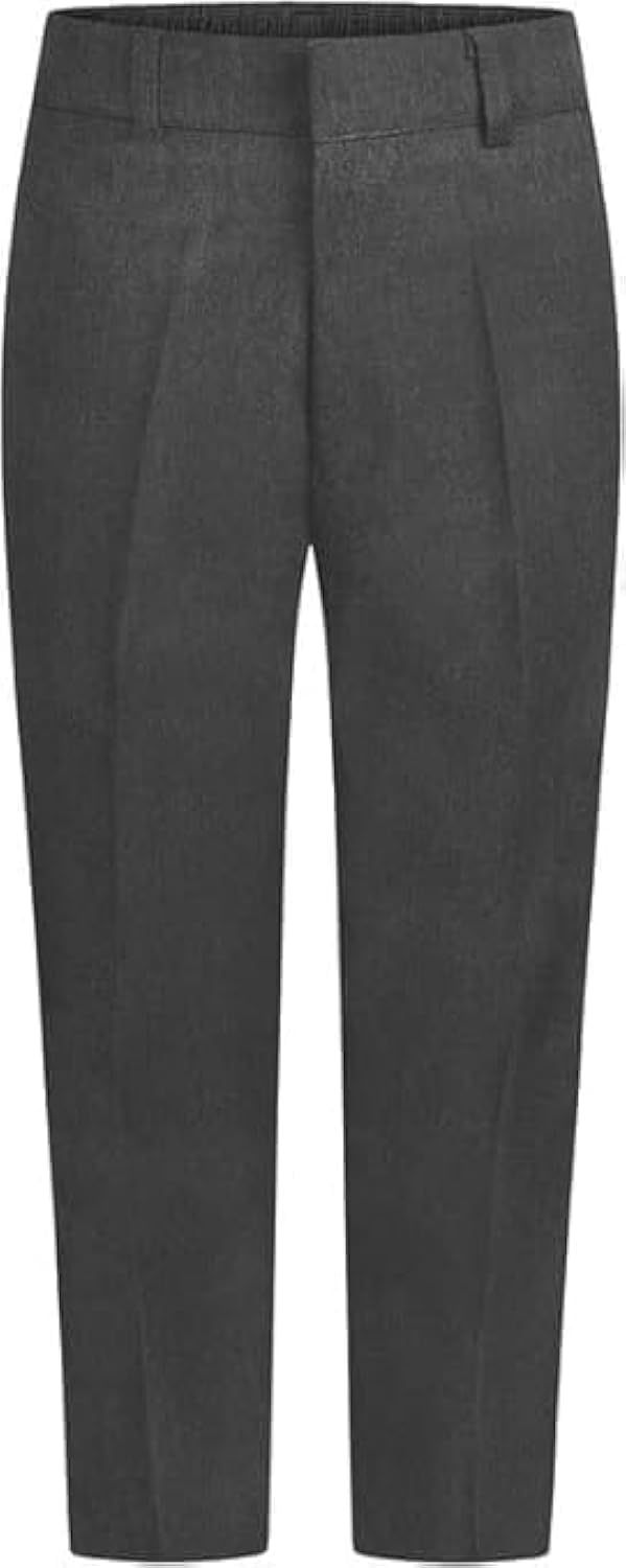 Pantalon d'école garçon grande taille robuste de 5 à 16 ans