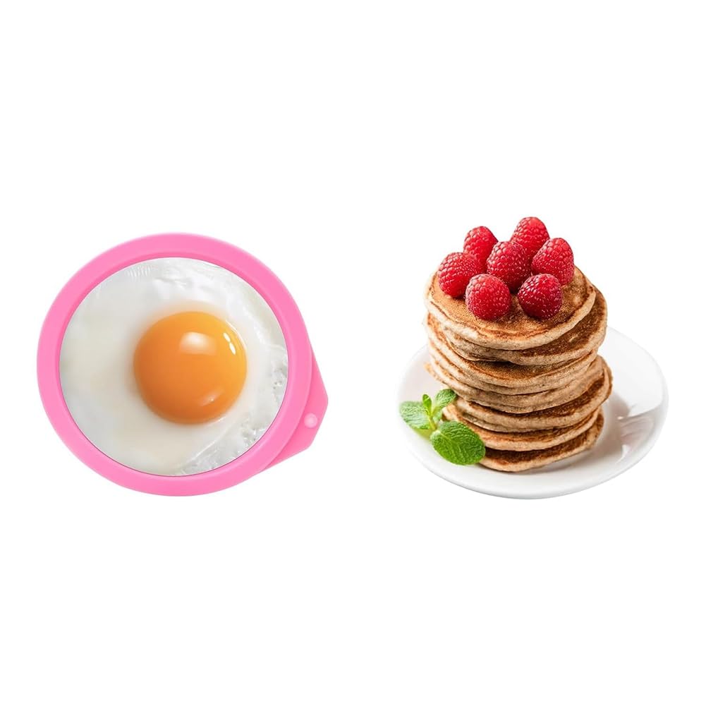 4 Stampini Per Uova In Silicone Per Friggitrice Ad Aria - Antiaderenti E Riutilizzabili | Per Colazione E Snack - Foto 11