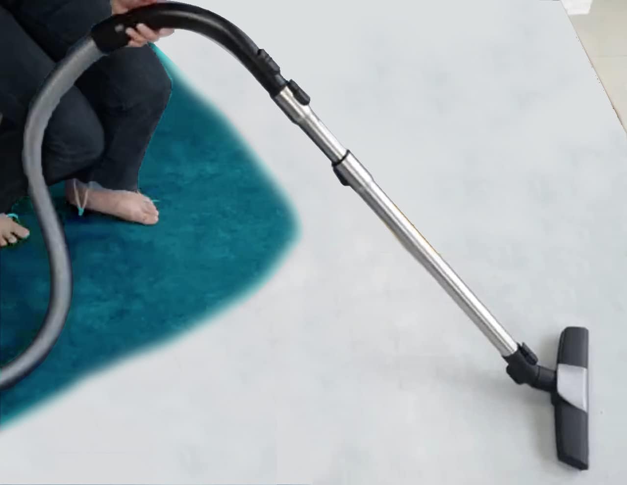 Replacement for Miele C3, S8 Canister Vacuum Cleaners Hose 35mm Attachment with 1 Hose attach Telescopic Wand, 1 floor brush and 1 Plastic Bent End Hose