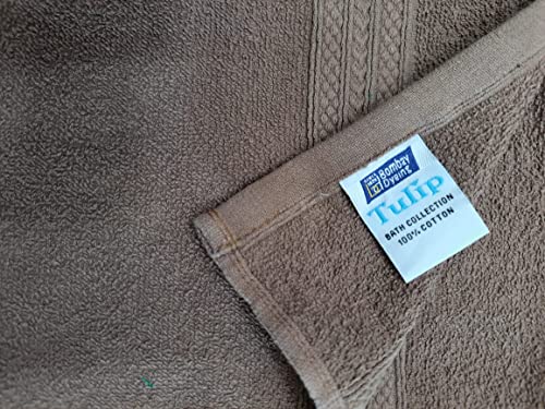 Image of Bombay Dyeing Tulip Cotton Hand Towel Set ( 40cm x 60cm)- Pack of 4 (Multicolor- 2)