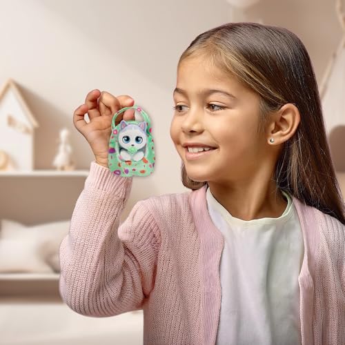 BABY PAWS, TINY Collectible Pet Figures, die ihre Augen schließen und eine Tragetasche enthalten. Kinder ab 3 Jahren und älter