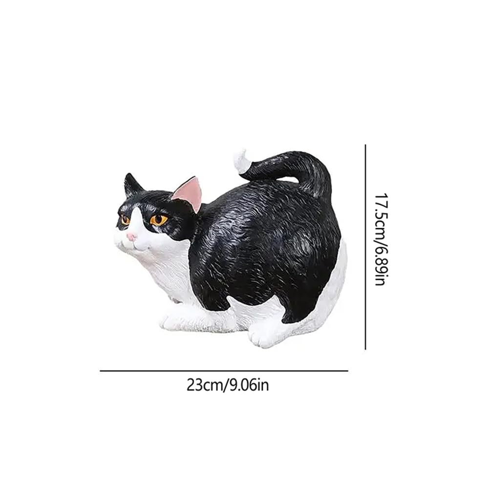 Katzen-Hintern-Taschentuchhalter - Quadratische Taschentuchbox-Abdeckung Tabby Cat - Niedliche Badezimmer-Accessoires A