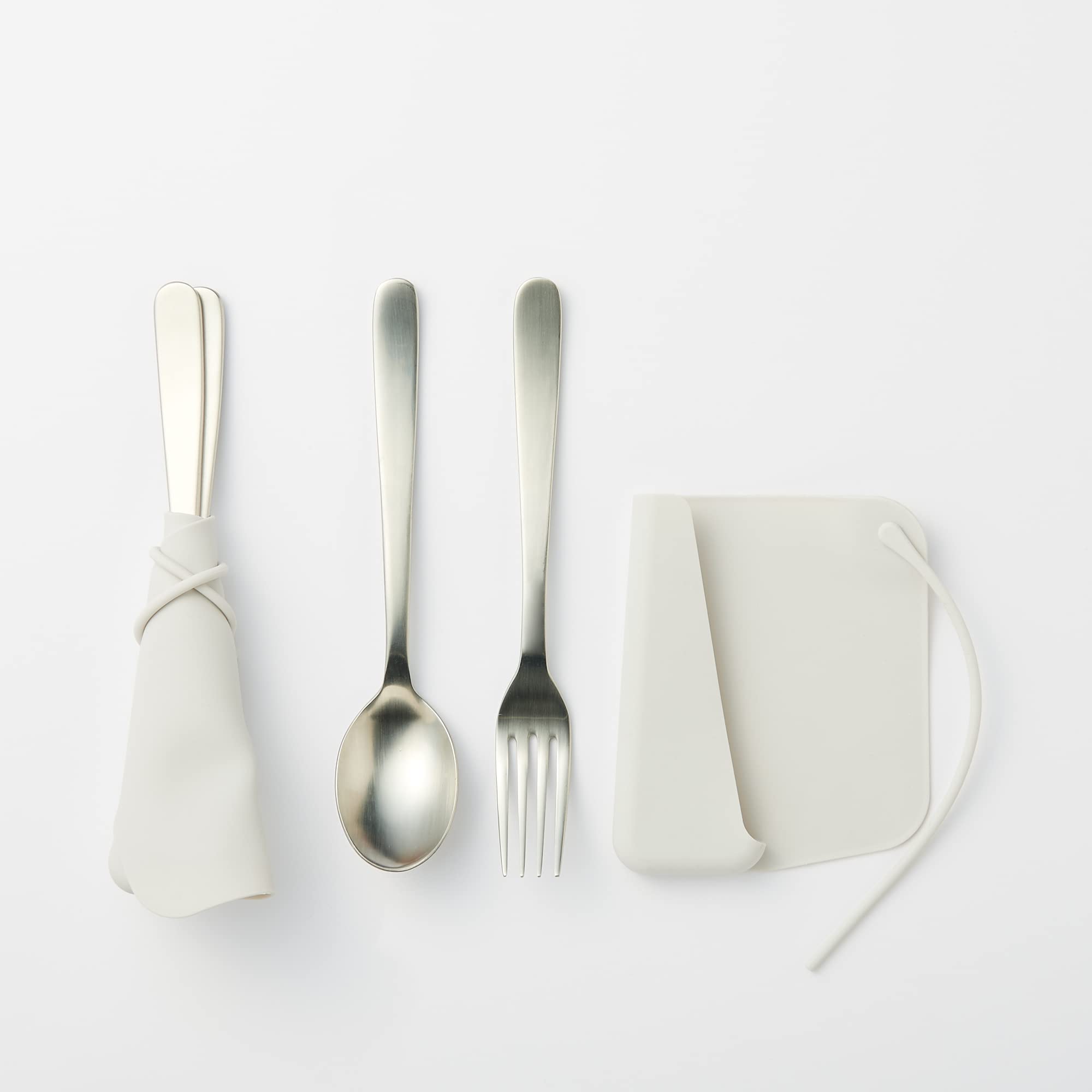 MUJI Silicone Cutlery Cover - Gray -5 MUJI Silicone Cutlery Cover - Gray -5