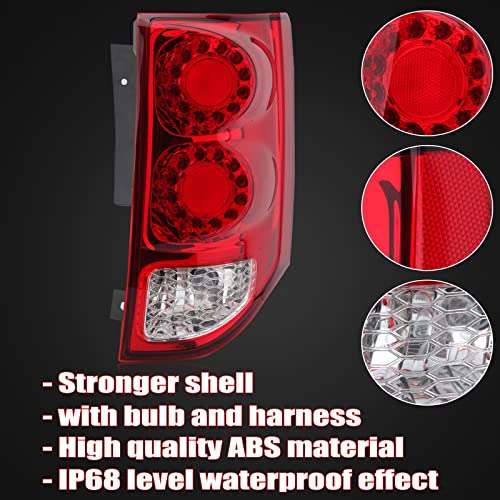 Jskapa Led Tail Light Assembly Replacement Compatible With Dodge Grand Caravan 2011-2019 Red Lens Right Passenger Side #TOP2