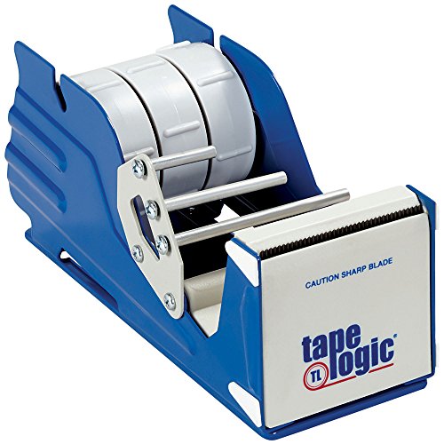 Tape Logic Multi Roll Table Top Dispenser, 3 , Blue, 1 Each