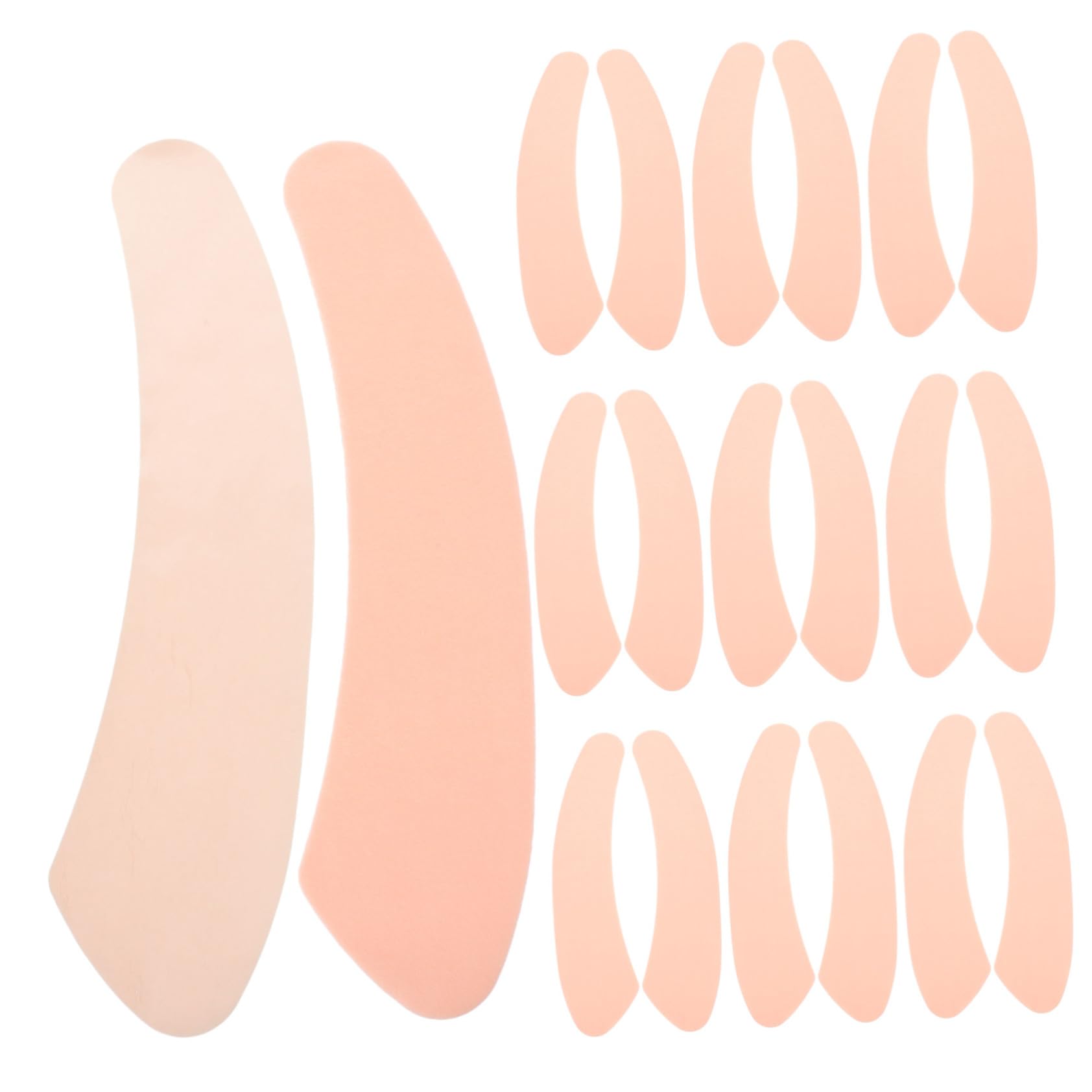 SHERCHPRY 4sets 10 Pairs Washable Toilet Seat Cushions Soft and Warm Stick Covers Durable Bathroom Accessories Easy to Clean Lint Material for Home and Travel Use 10pairs*4