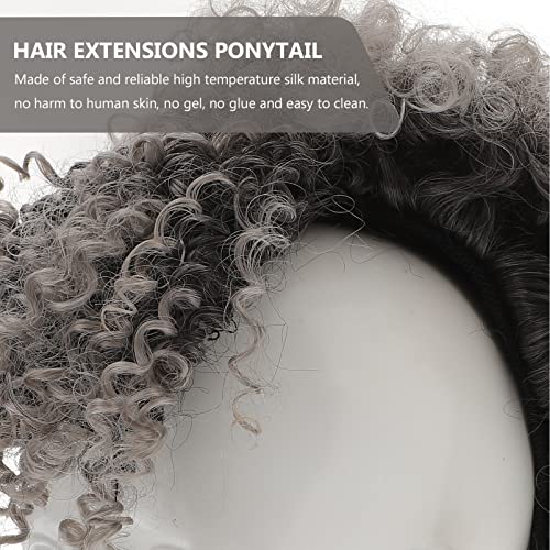 Ponytail Afro Puff Extension Premium - Texture Bouclée Naturelle de Haute Qualité - 7