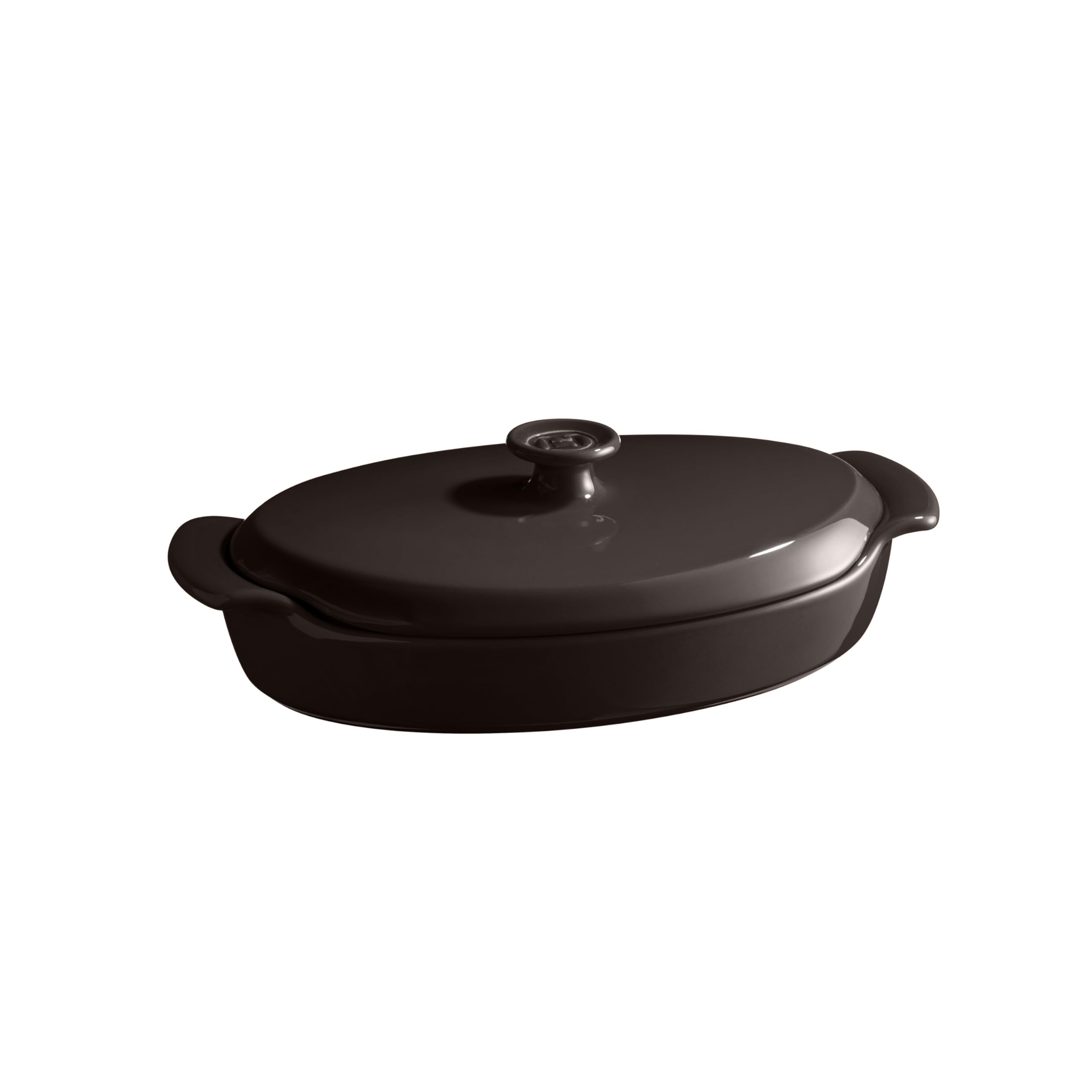 Emile Henry - Petit plat papillotte Gris Fusain - EMILE HENRY