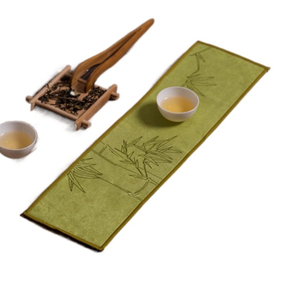Painted Tea Towel Cleaning Cloth Teapots Tea Towel Mat Tea Ceremony Tea Napkin