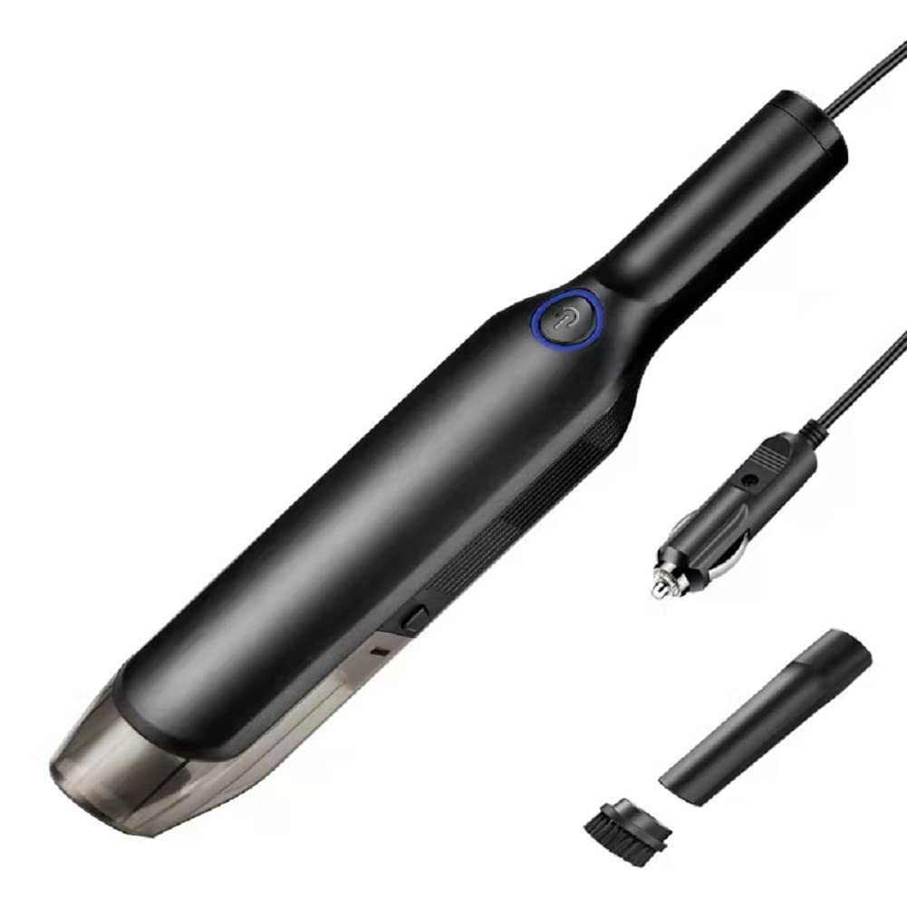 12V-100W Aspiradora de Mano de Alta Potencia,Aspirador Coche Potente Aspirador de Mano Cable Aspirador de Mano Cable Potente Aspiradora de Mano Potente Inserte el Encendedor de Cigarrillos