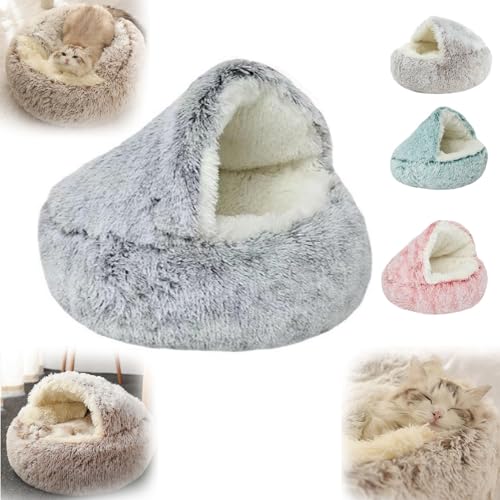 Pursnug Cat Bed, Purrsnug Calming Cozycave, Pursnug Cat Cave, Cozy Cocoon Pet Bed, Fluffy Soft Cat Bed, Warm Dog Bed For Small D