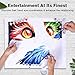 COLORWORK DIY Paint by Numbers, Canvas Oil Painting Kit for Kids & Adults, 16