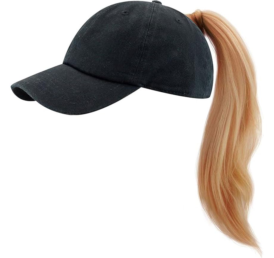 Image of Cotton Baseball Cap Dad Hat - Washed Low Profile Adjustable Hat for Men Women Casual Outdoor Running Golf